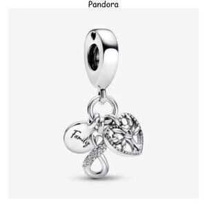 Pandora Family Infinity Triple Dangle Charm
